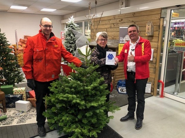 Kerstboom Stichting Armslag Stadskanaal