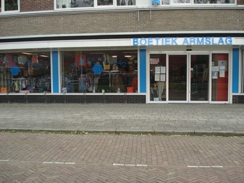 voorpui winkel Stichting Armslag Stadskanaal