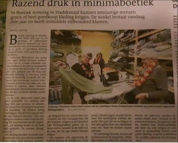 Trouwjurken gratis Stichting Armslag Stadskanaal