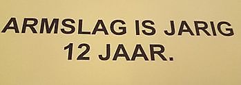 ARMSLAG IS JARIG 12 JAAR Stichting Armslag Stadskanaal